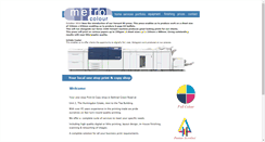 Desktop Screenshot of metrocolour.co.uk